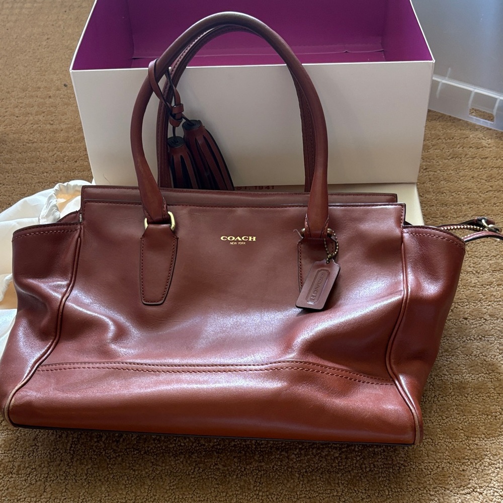 Coach Legacy Leather Medium Candace Carryall Bag